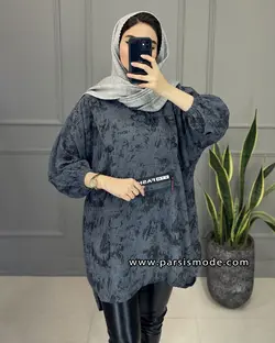 هودی جیب دکمه دار(95810237)