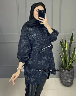 هودی جیب دکمه دار(95810237)