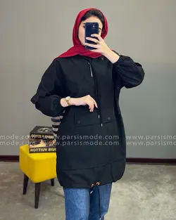 هودی جیب کانگورویی نیم زیپ (209163)