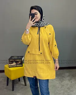 هودی جیب کانگورویی نیم زیپ (209163)