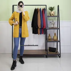 مانتو کتی یقه فلش (227164)