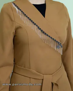 مانتو کتی یقه یک طرفه(157678)