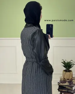 مانتو کشمیر چرم دوزی (208114)