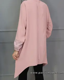 مانتو مغزی دوزی طرح دار(32141)