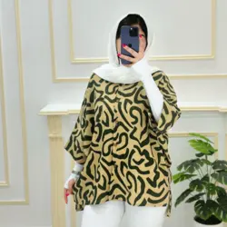 شومیز آستین کیمونو سه ربع کد269827