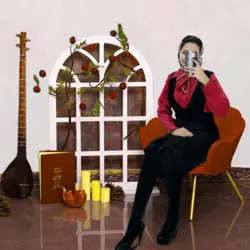 شومیز ساتن یقه مردانه کد 329633