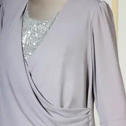 شومیز رومی پولکدار کرپ حریر لاریسا کد 103458