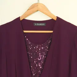 شومیز رومی پولکدار کرپ حریر لاریسا کد 103458