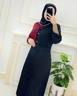 شومیز یقه مردانه ترکیبی تک جیب کد2535501