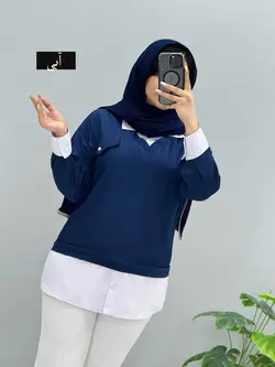 شومیز بابوس یقه سفیدکد974522