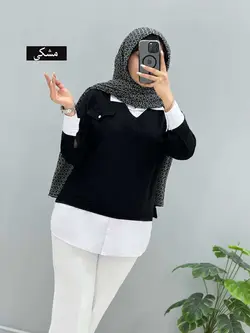شومیز بابوس یقه سفیدکد974522
