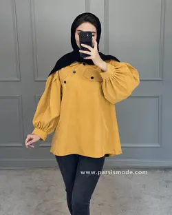 شومیز یقه کج میکرو ( 62206 )