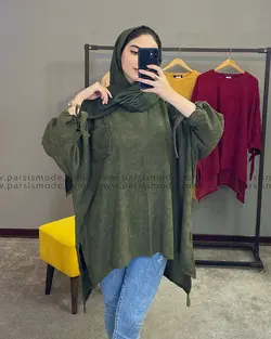 مانتو تک جیب کبریتی (208155)