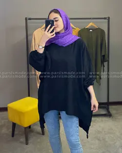 مانتو تک جیب کبریتی (208155)