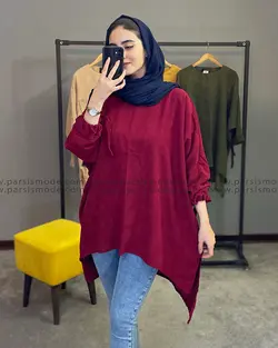 مانتو تک جیب کبریتی (208155)