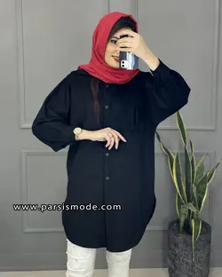 مانتو یقه مردانه تک جیب ( 278101)