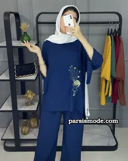 ست تونیک شلوار نینا  (32156)