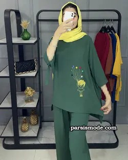 ست تونیک شلوار نینا  (32156)