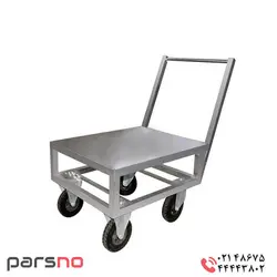ترولی حمل دیگ استیل
