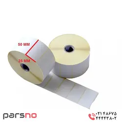 برچسب حرارتی ۲۵ × ۵۰