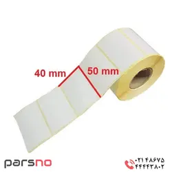 برچسب حرارتی سایز ۴۰ × ۵۰