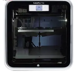 چاپگر سه‌ بعدی تری دی سیستمز مدل CubePro Trio