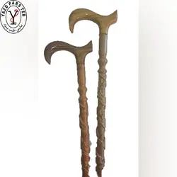 عصا چوبی دسته روسی نیلوفری