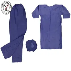 ست گان کلاه و شلوار بیمار مردانه