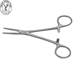 پنس هموستات کج و راست 16 سانت