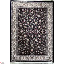 فرش ماشینی جردن-کلکسیون lexa-عقیق سرمه ای-1200 شانه-4000 تراکم