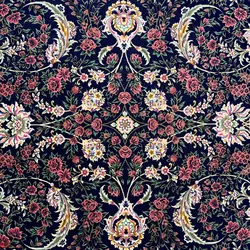 فرش ماشینی جردن-کلکسیون lexa-عقیق سرمه ای-1200 شانه-4000 تراکم