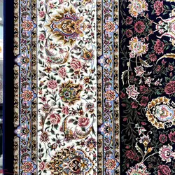فرش ماشینی جردن-کلکسیون lexa-عقیق سرمه ای-1200 شانه-4000 تراکم
