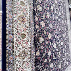 فرش ماشینی جردن-کلکسیون lexa-عقیق سرمه ای-1200 شانه-4000 تراکم
