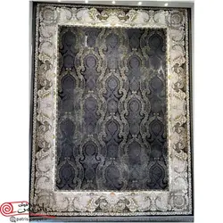 فرش ماشینی با برند فرش آسایش (سروین هالی) 1200 شانه طرح ورونا کد 121124  وینتیج (کهنه نما)