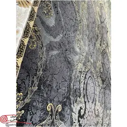 فرش ماشینی با برند فرش آسایش (سروین هالی) 1200 شانه طرح ورونا کد 121124  وینتیج (کهنه نما)