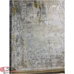 فرش ماشینی شاهکار صفویه (قالی زرتشت) 700 شانه 5444 طرح وینتیج (کهنه نما)