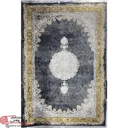 فرش ماشینی آرمانی 700 شانه باسیل 7415 طرح وینتیج (کهنه نما)