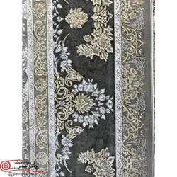 فرش ماشيني خاطره کوير کاشان 1200شانه با تراکم 3600 آکروليک طرح پارلا سیلور هايبالک