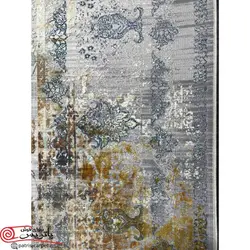 فرش ماشینی با برند فرش آسایش (سروین هالی) 1200 شانه کد 9815  وینتیج (کهنه نما)