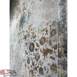 فرش ماشینی با برند فرش آسایش (سروین هالی) 1200 شانه کد 9815  وینتیج (کهنه نما)
