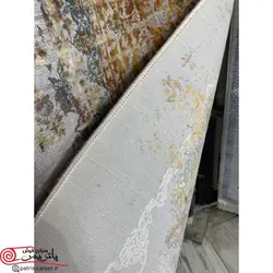 فرش ماشینی با برند فرش آسایش (سروین هالی) 1200 شانه کد 9815  وینتیج (کهنه نما)