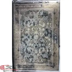 فرش ماشینی آرمانی 700 شانه باسیل 7101 طرح وینتیج (کهنه نما)