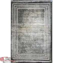 فرش ماشینی آرمانی 700 شانه باسیل 7104 طرح وینتیج (کهنه نما)