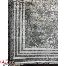 فرش ماشینی آرمانی 700 شانه باسیل 7104 طرح وینتیج (کهنه نما)