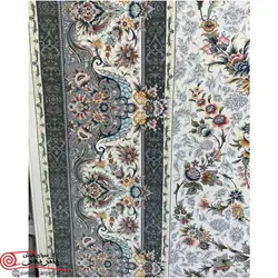 فرش ماشيني با برند فرش پاتریس 1500شانه با تراکم 4500 آکروليک طرح افشان سی گل کرم