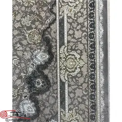 فرش ماشيني خاطره کوير کاشان 1200شانه با تراکم 3600 آکروليک طرح نائین سیلور هايبالک