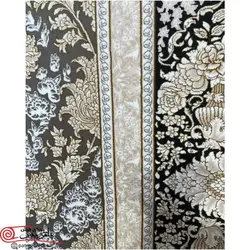 فرش ماشيني خاطره کوير کاشان 1200شانه با تراکم 3600 آکروليک طرح افشان گلریز هايبالک