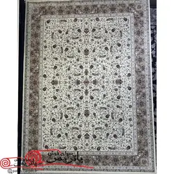 فرش ماشيني قالی سلیمان 1200شانه با تراکم 3600 آکروليک طرح افسانه کرم هايبالک