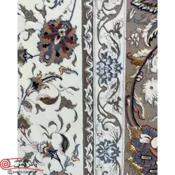 فرش ماشيني قالی سلیمان 1200شانه با تراکم 3600 آکروليک طرح افسانه کرم هايبالک