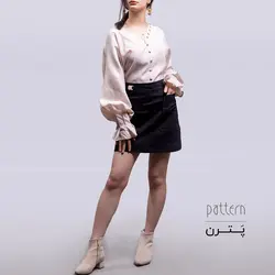 شومیز زنانه لنین پترن کد 7435